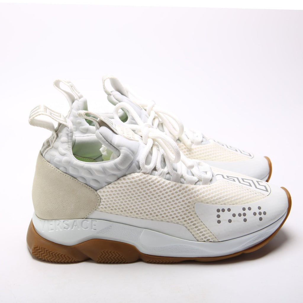 Cross Chainer Sneakers Size 39 White/Beige