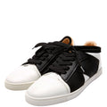 Elastikid Leather Sneakers Size 38.5 White/Black