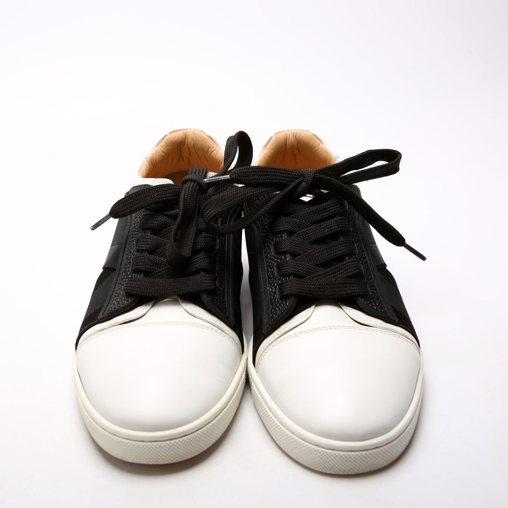 Elastikid Leather Sneakers Size 38.5 White/Black