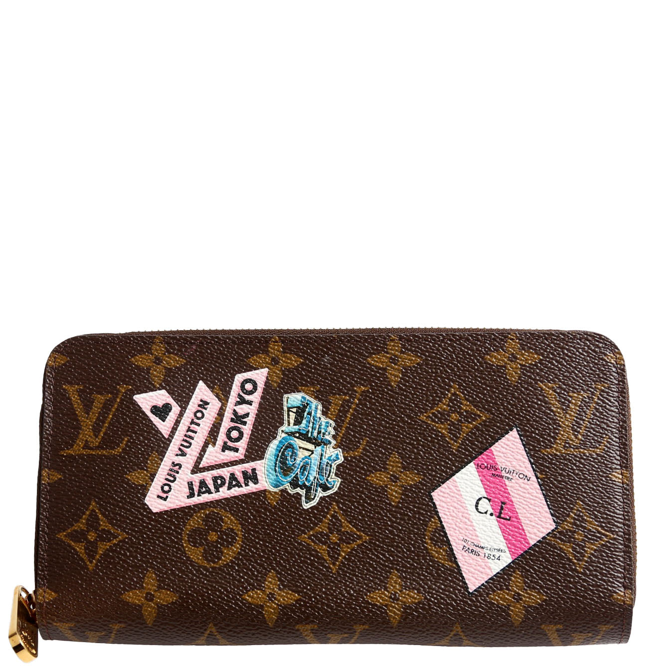 Zippy Wallet Monogram My World Tour