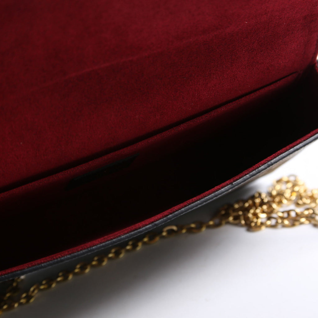 Pochette Felicie Bicolor Empreinte Black/Beige