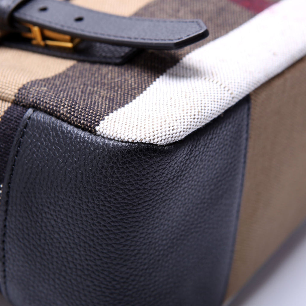 House Check Baidon Messenger Black/Brown