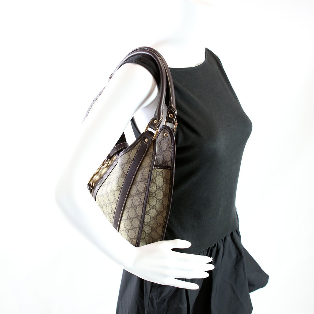 203494 GG Supreme Medium Joy Shoulder Bag Brown