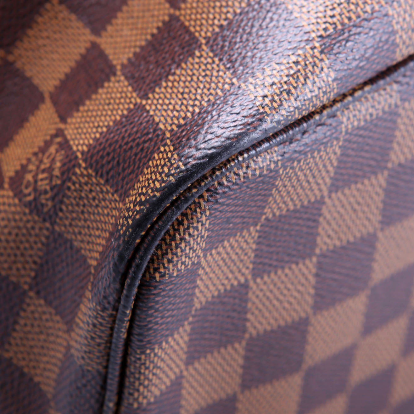 Neverfull With Wallet MM Damier Ebene Red