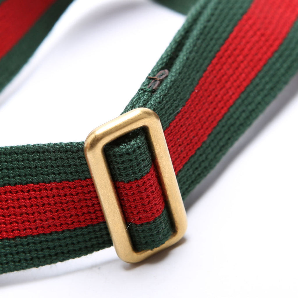 Gucci 493930 GG Supreme Neo Web Belt Brown