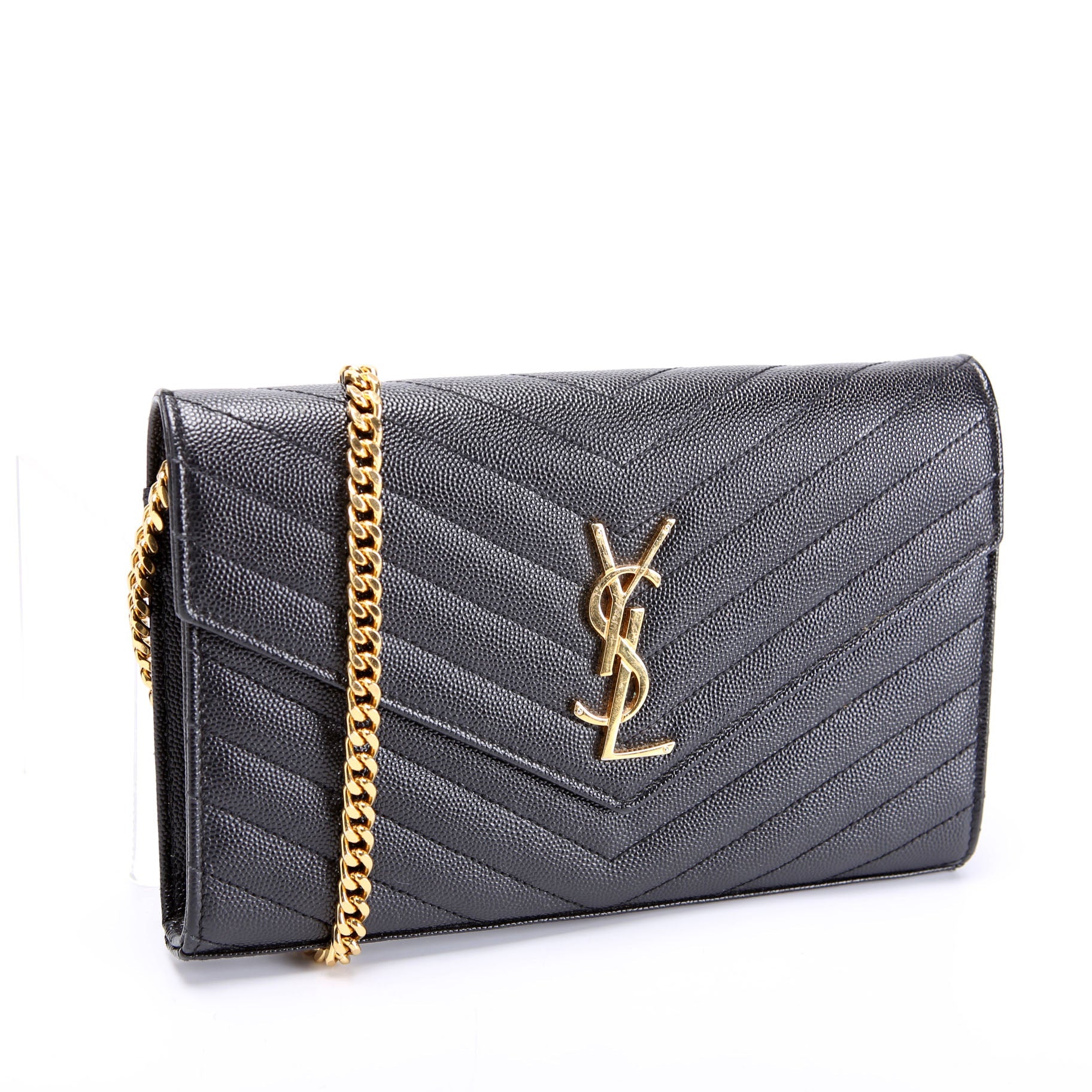 Grain De Poudre Chain Wallet 377828 Black