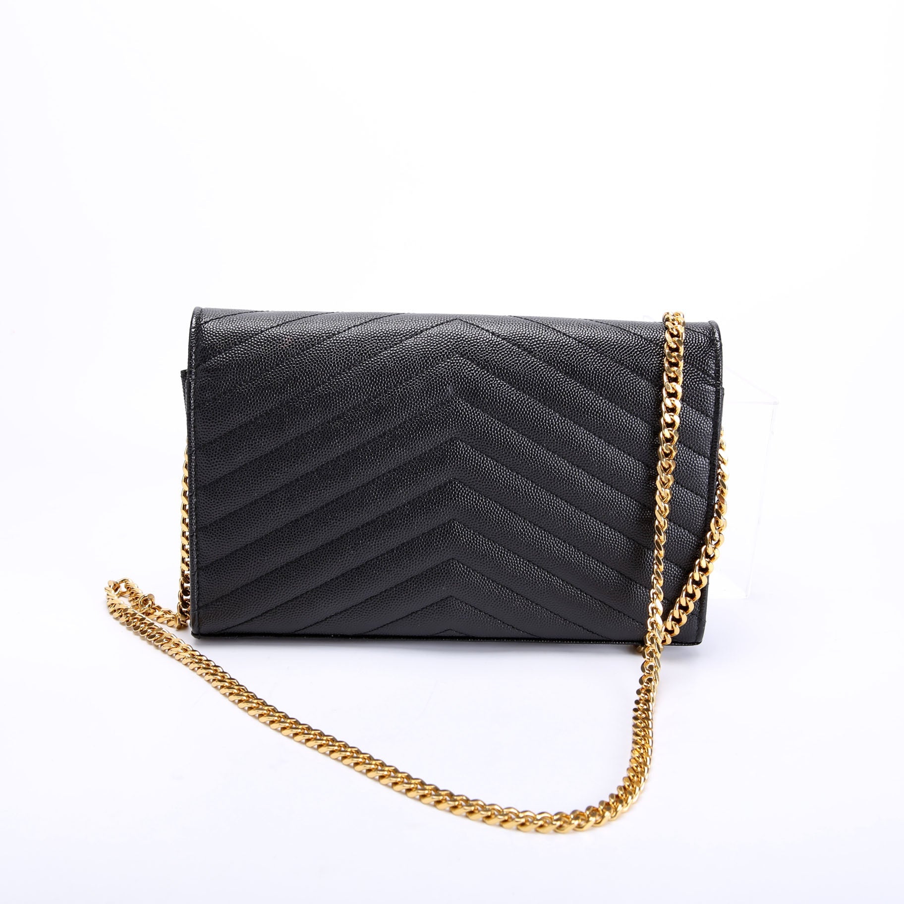 Grain De Poudre Chain Wallet 377828 Black