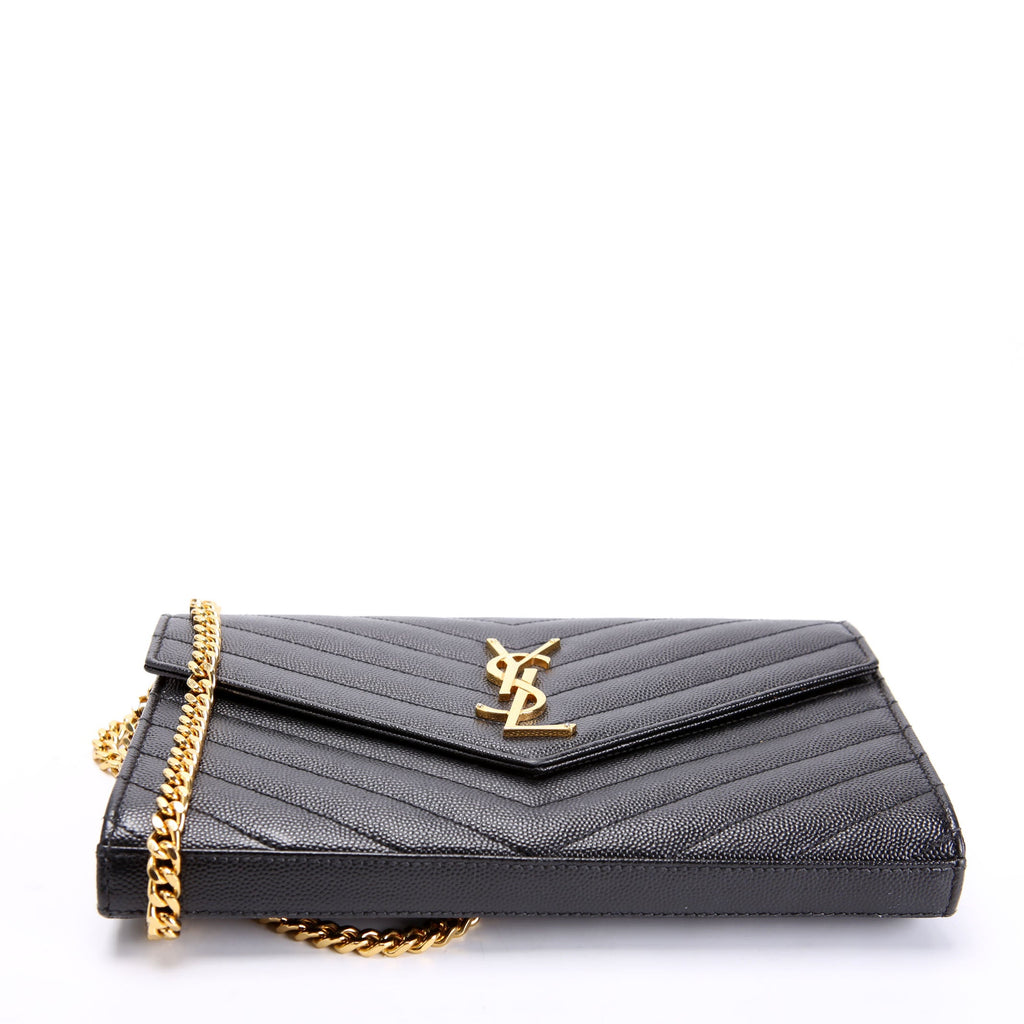 Grain De Poudre Chain Wallet 377828 Black