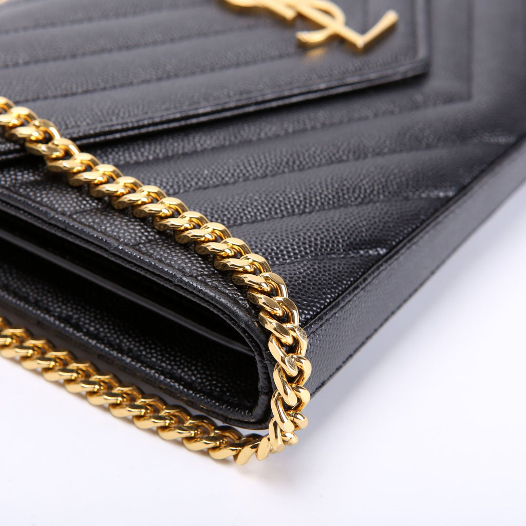 Grain De Poudre Chain Wallet 377828 Black