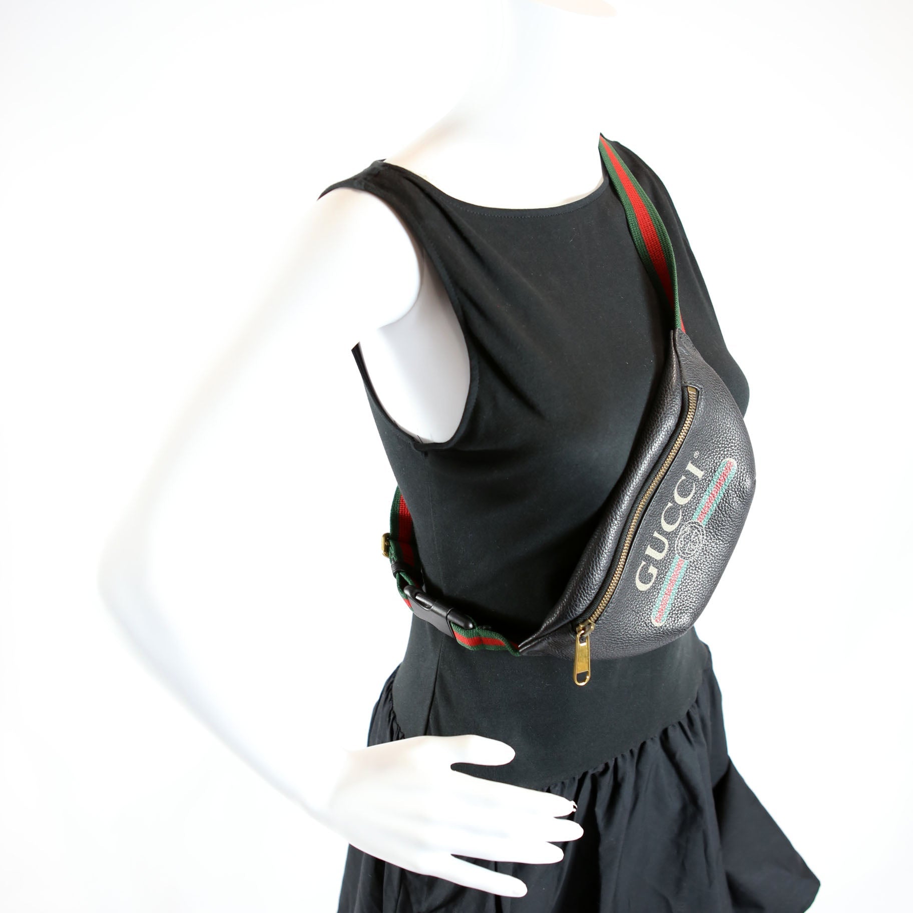 517792 Retro Belt Bag Black