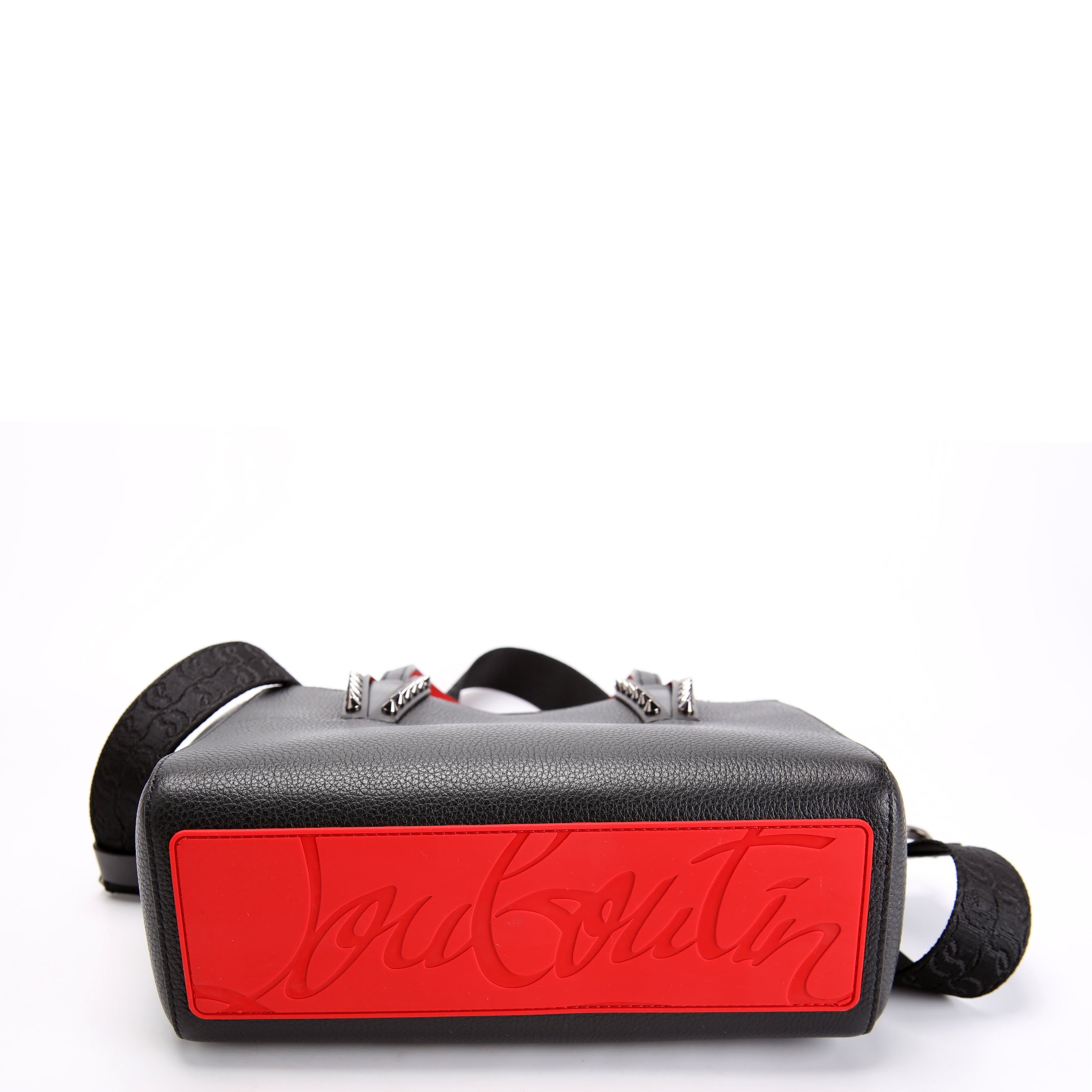 Cabata Mini Tote Leather Black/Red