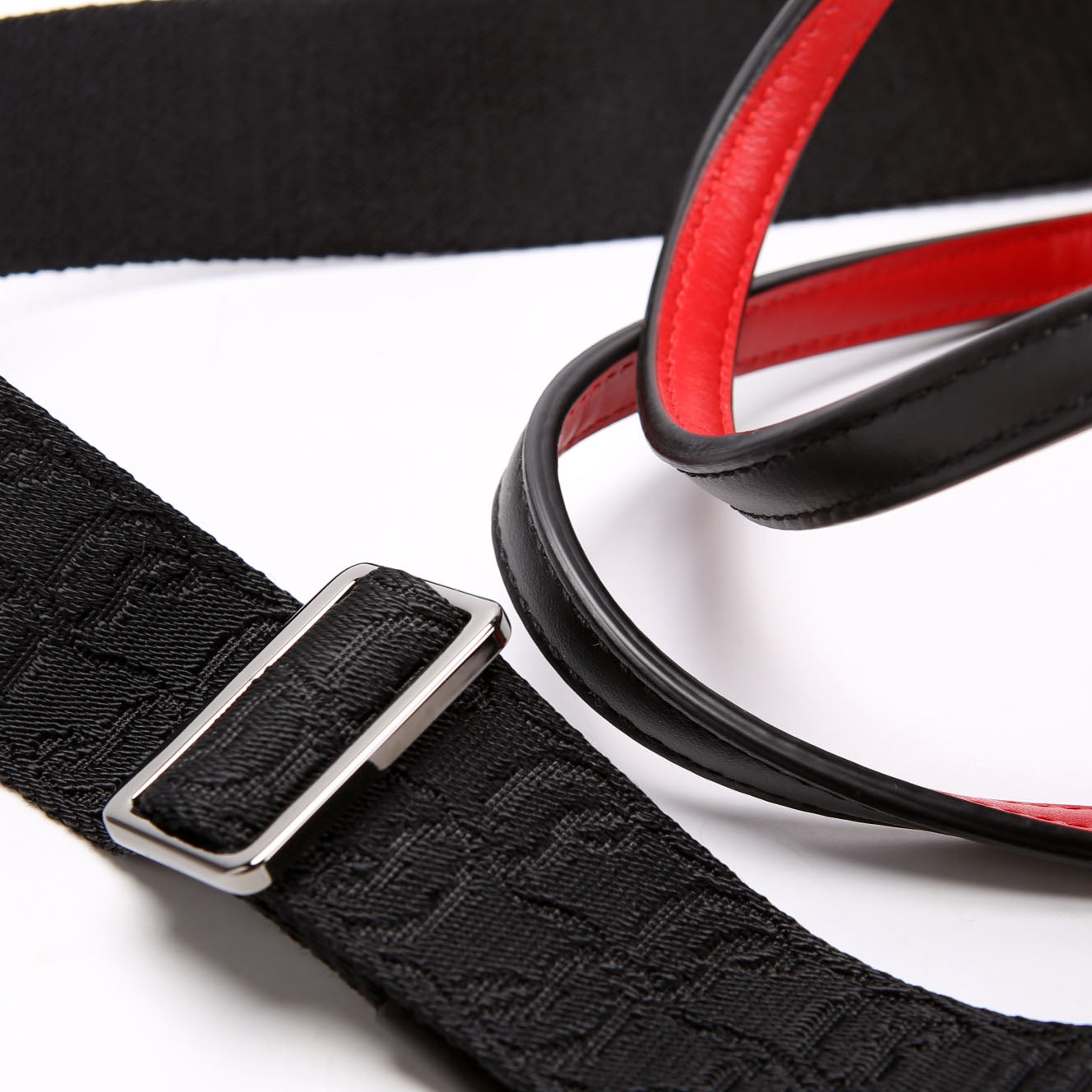 Cabata Mini Tote Leather Black/Red