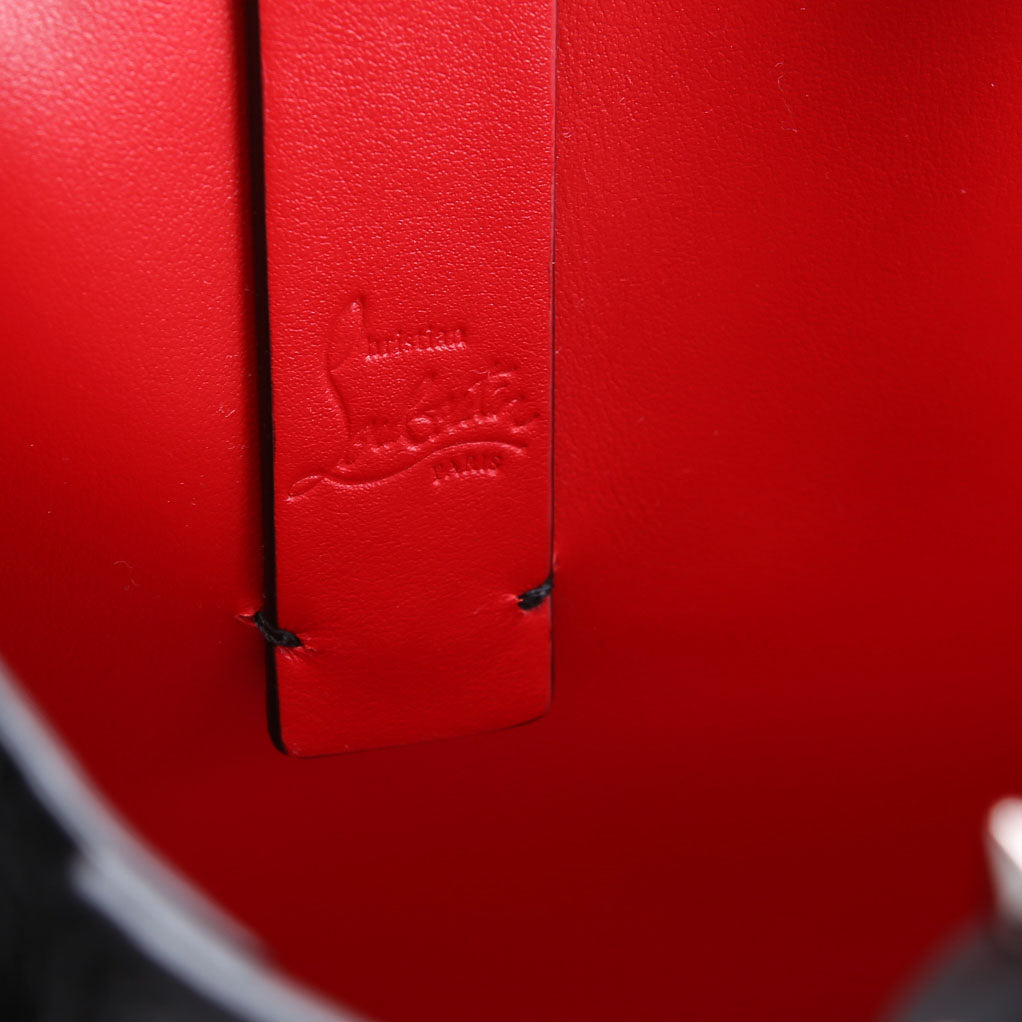Cabata Mini Tote Leather Black/Red