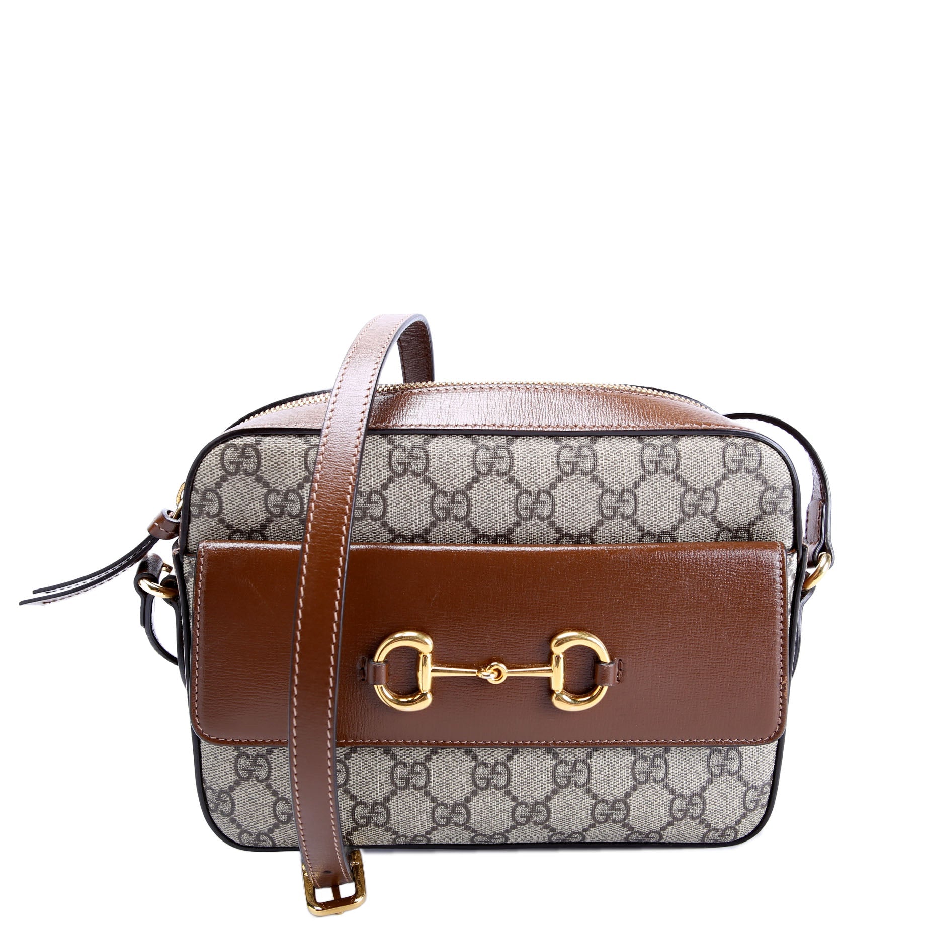 Gucci 645454 Horsebit 1955 Small Brown