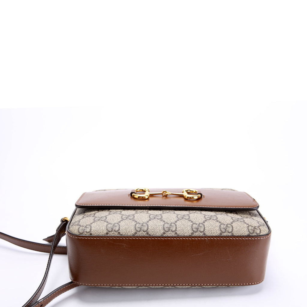 Gucci 645454 Horsebit 1955 Small Brown