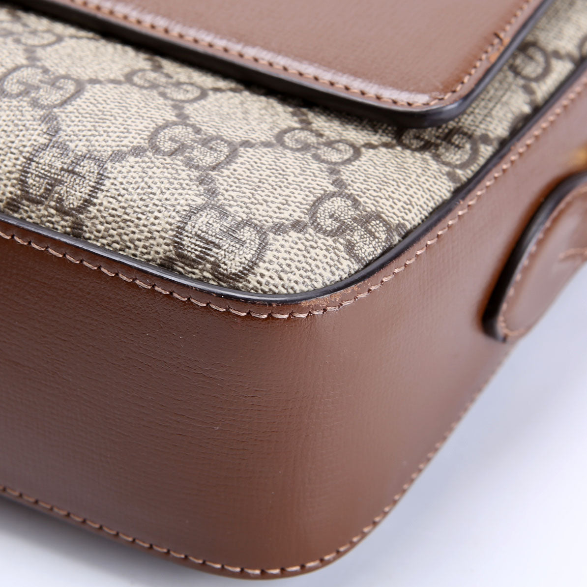 Gucci 645454 Horsebit 1955 Small Brown