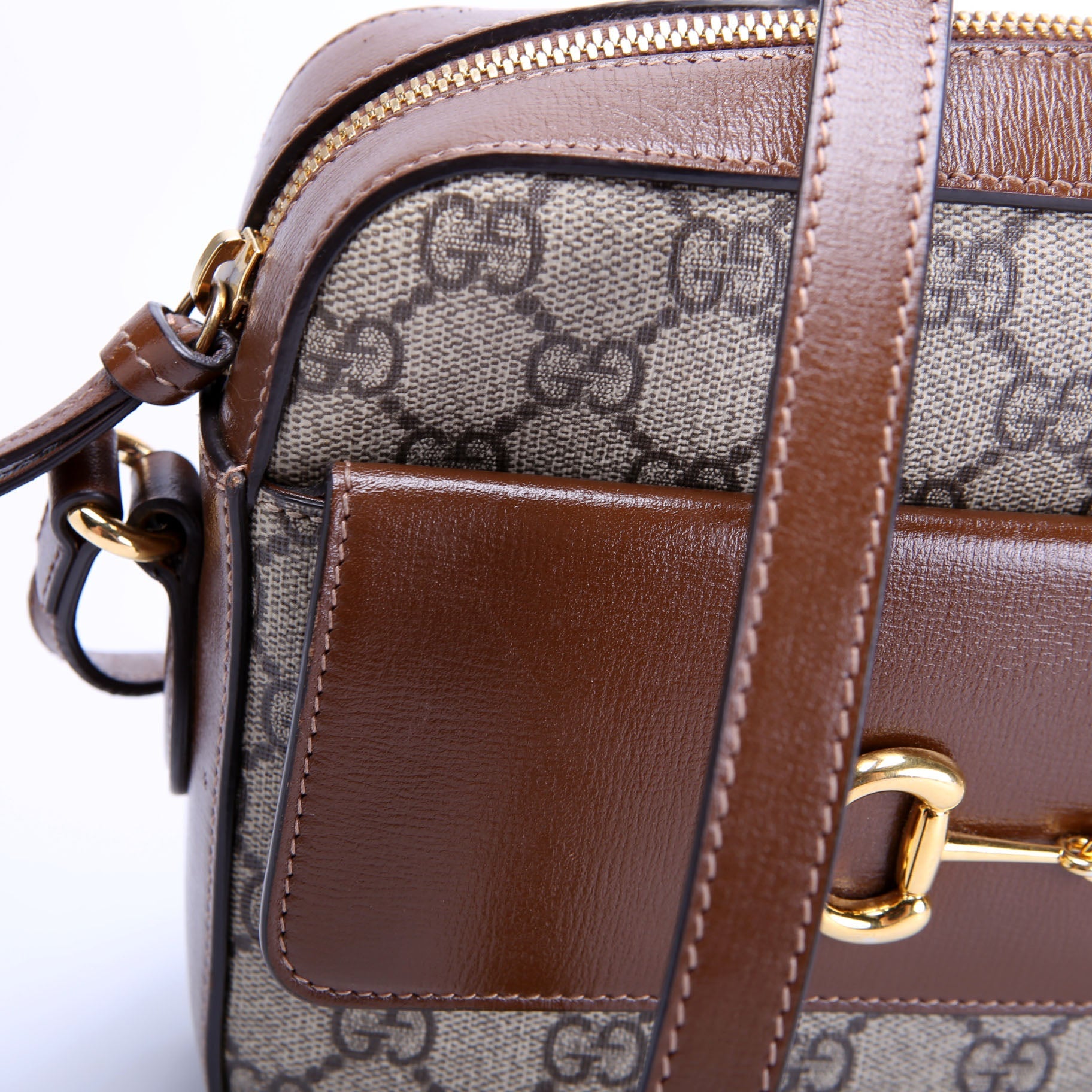 Gucci 645454 Horsebit 1955 Small Brown