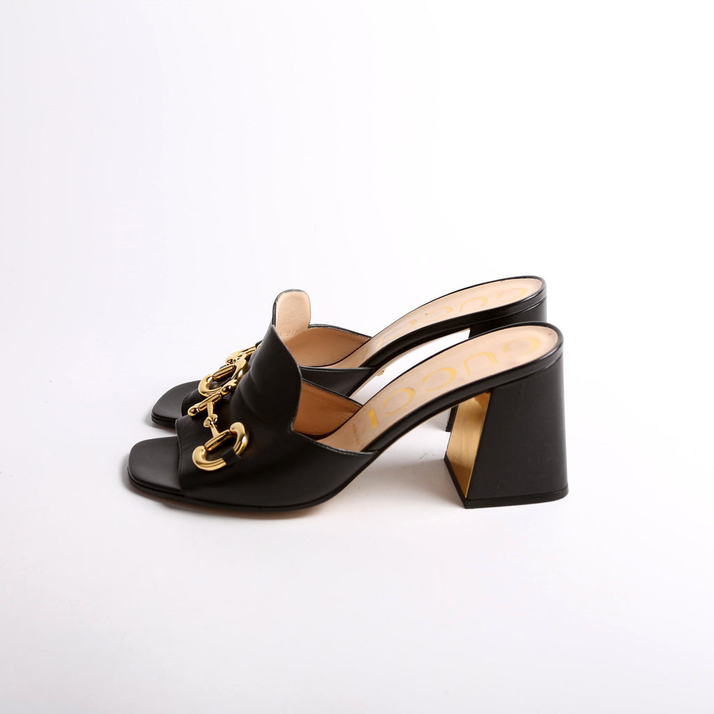 Horsebit 75MM Slide Sandals Size 39.5