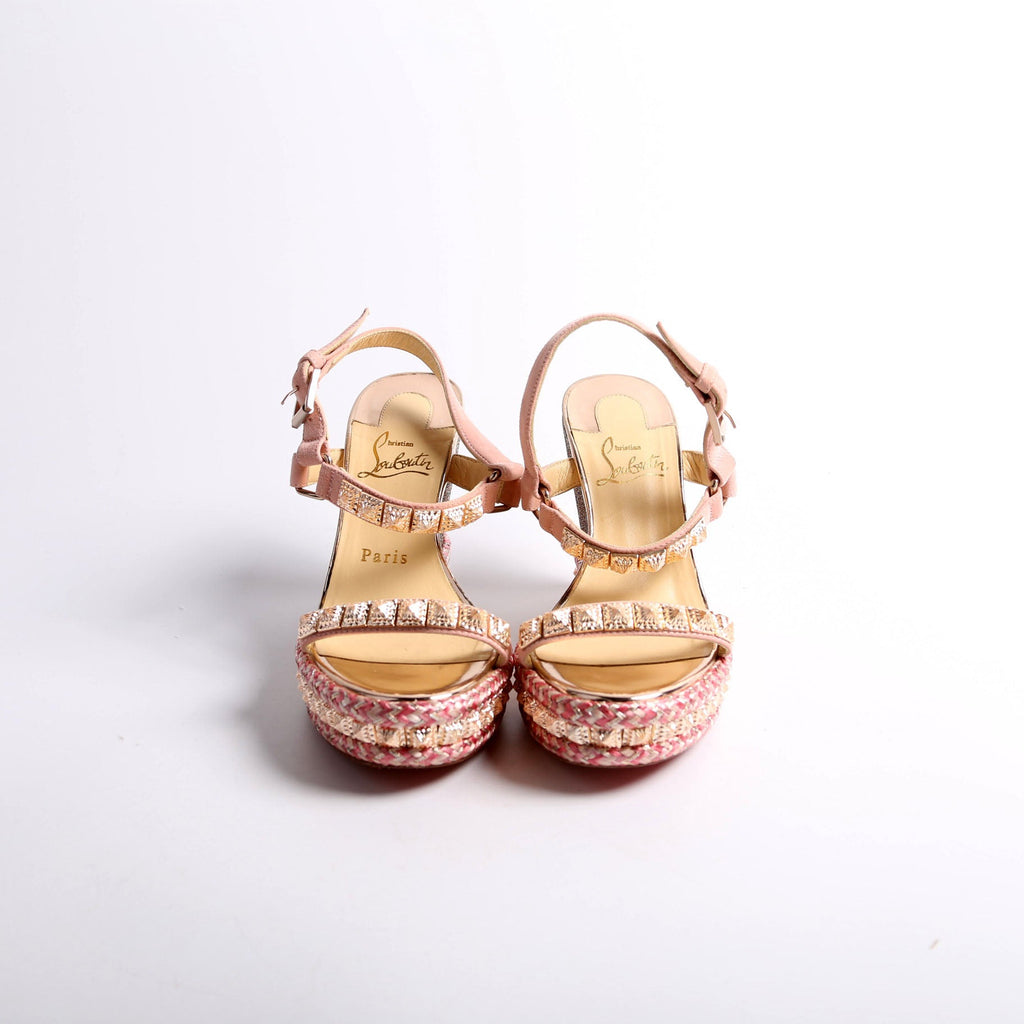 Pyraclou 100MM Sandal Wedge Pink