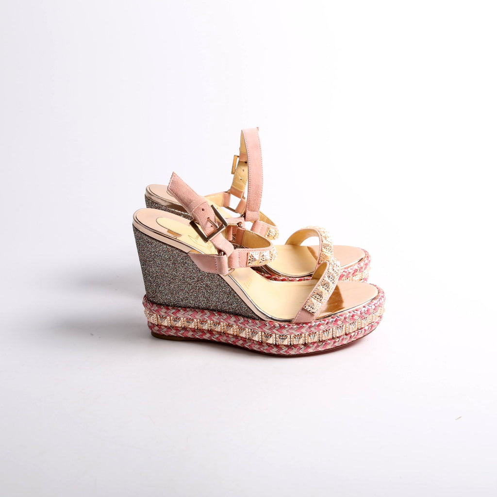 Pyraclou 100MM Sandal Wedge Pink