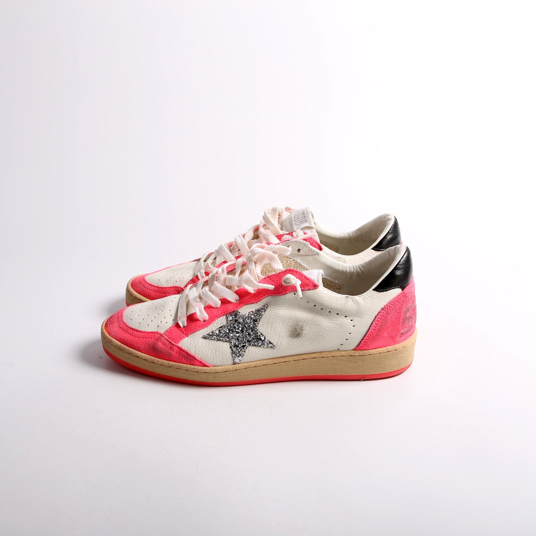 Ballstar Sneakers Size 40 White/Pink