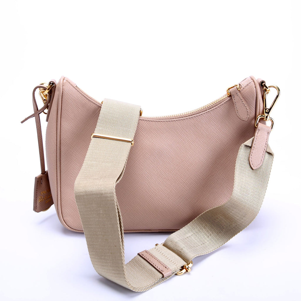 Saffiano Re-Edition 2005 Beige/Gold