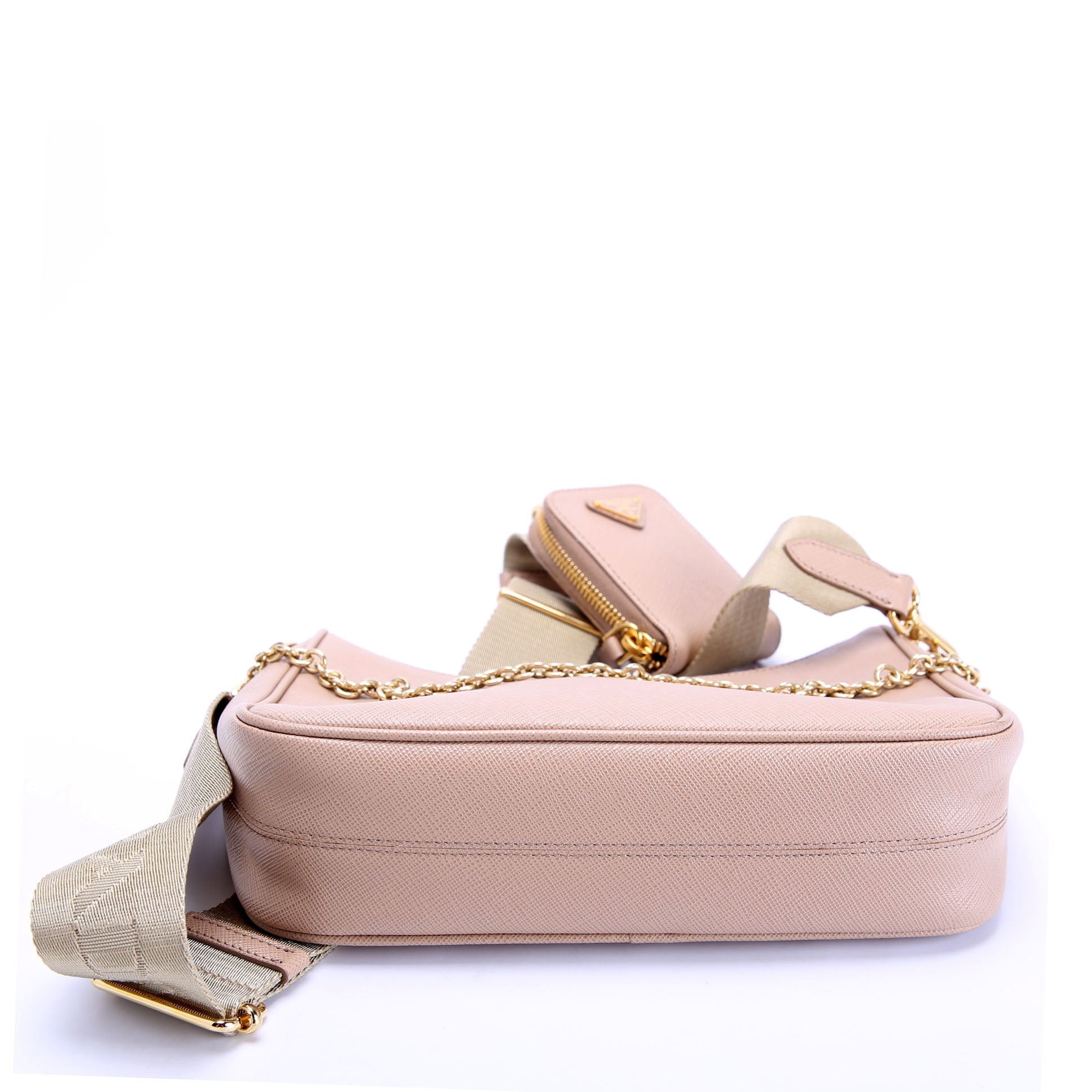 Saffiano Re-Edition 2005 Beige/Gold