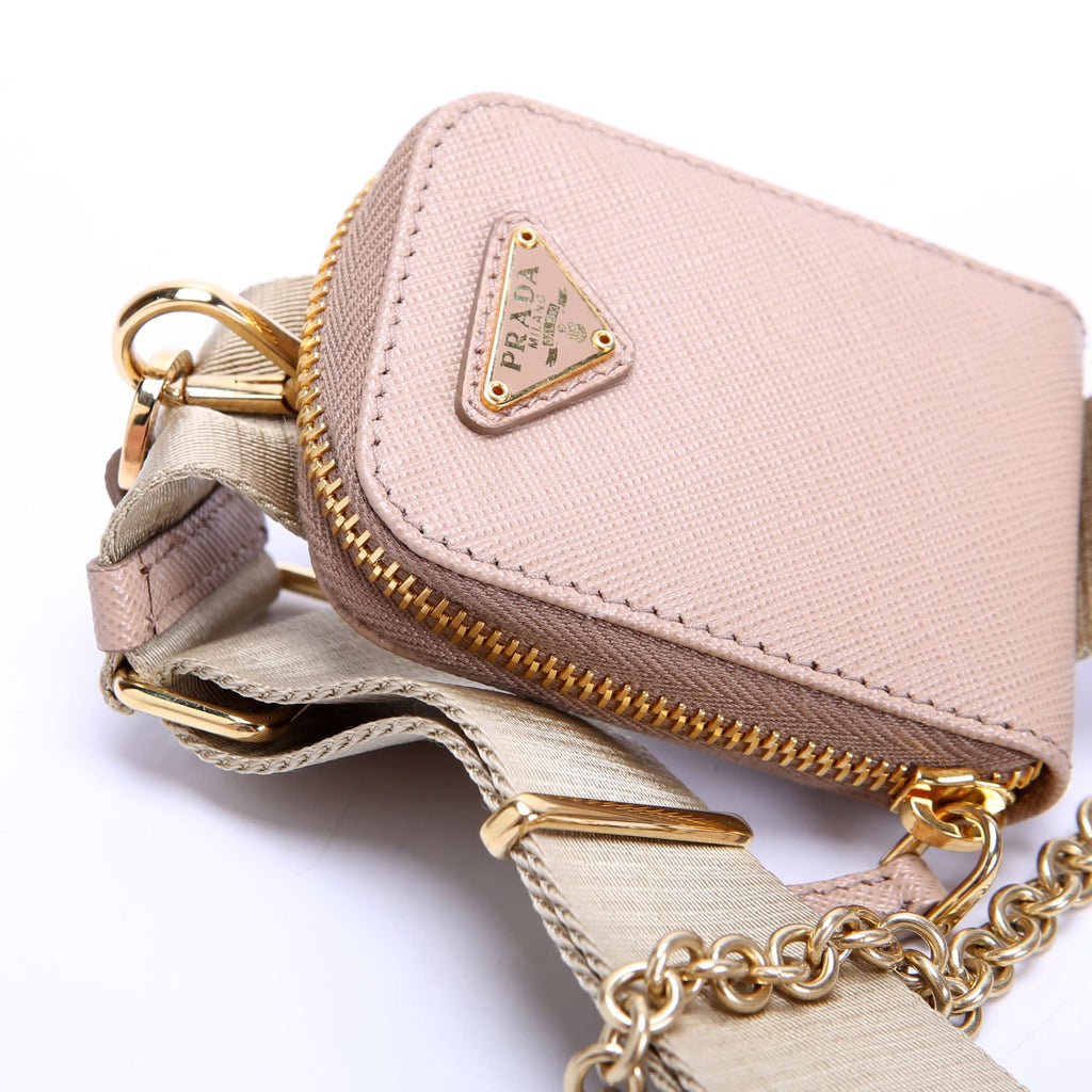 Saffiano Re-Edition 2005 Beige/Gold