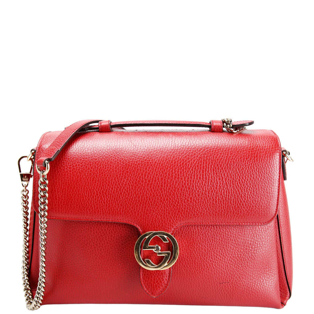 Gucci 510306 Large Interlocking GG Shoulder