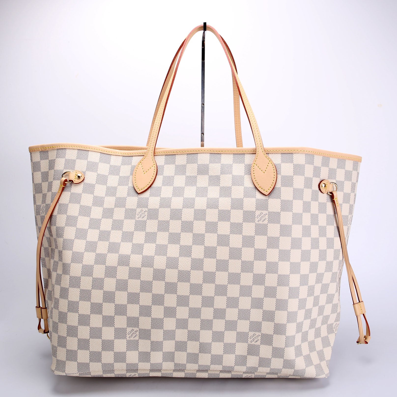 Neverfull With Wallet GM Damier Azur Pink