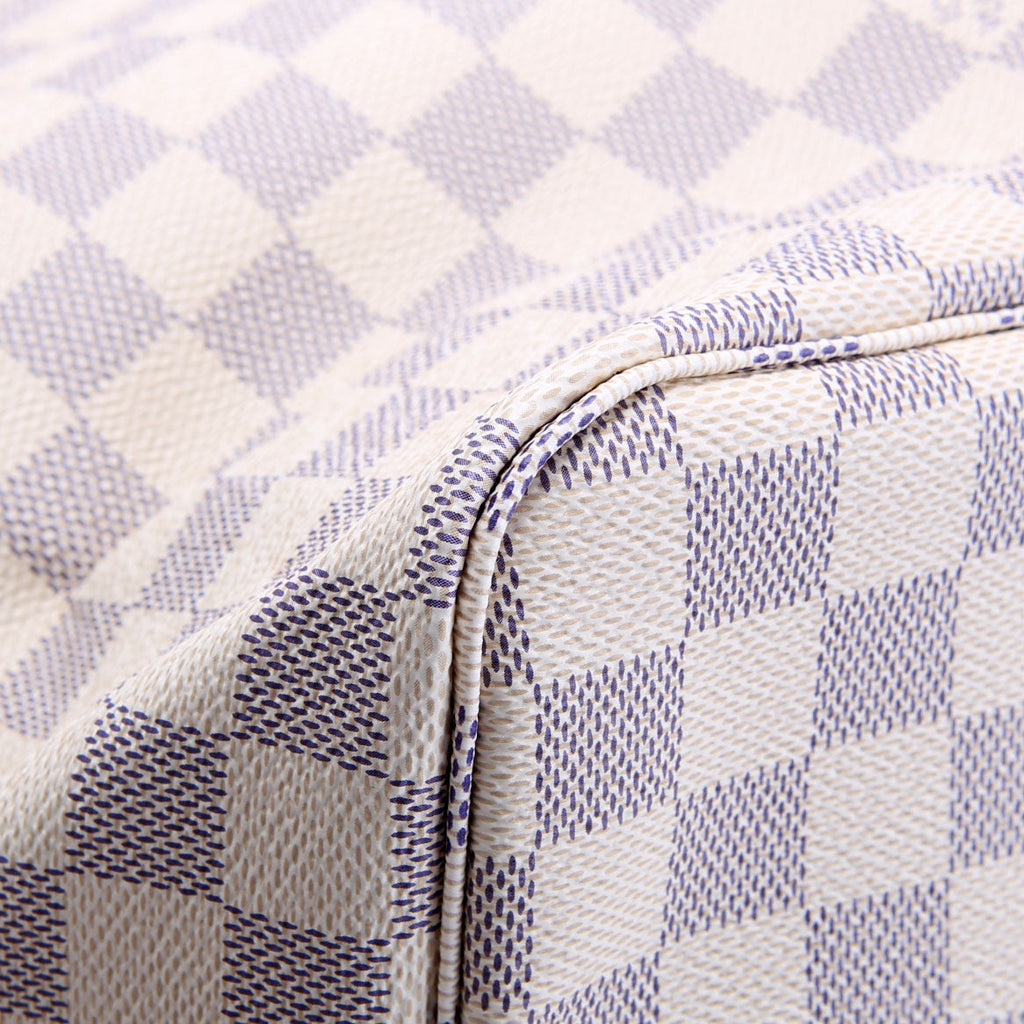 Neverfull With Wallet GM Damier Azur Pink