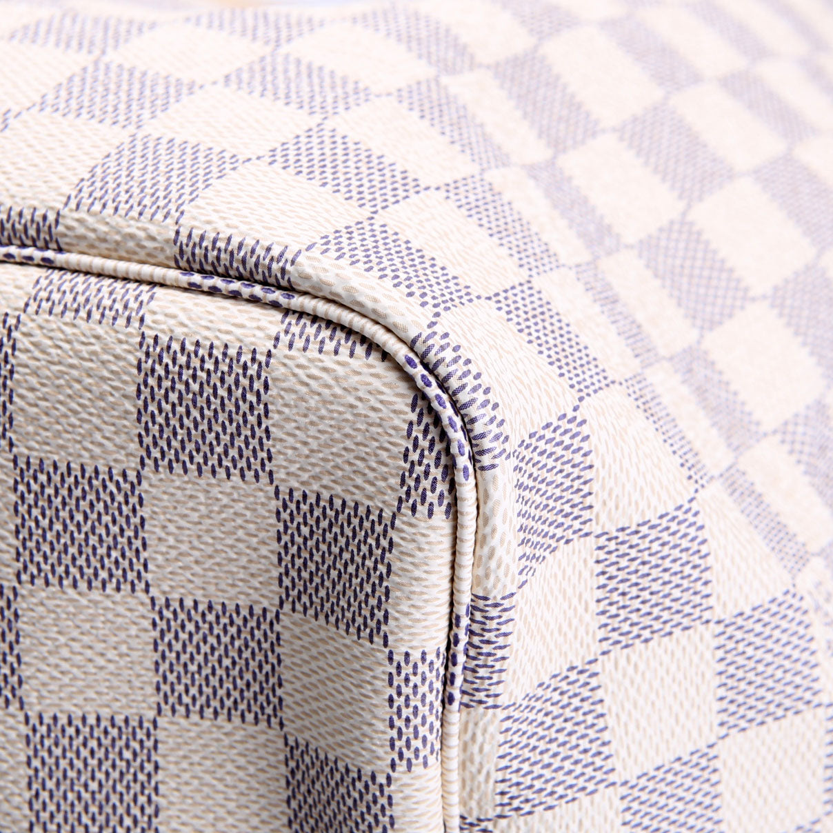 Neverfull With Wallet GM Damier Azur Pink