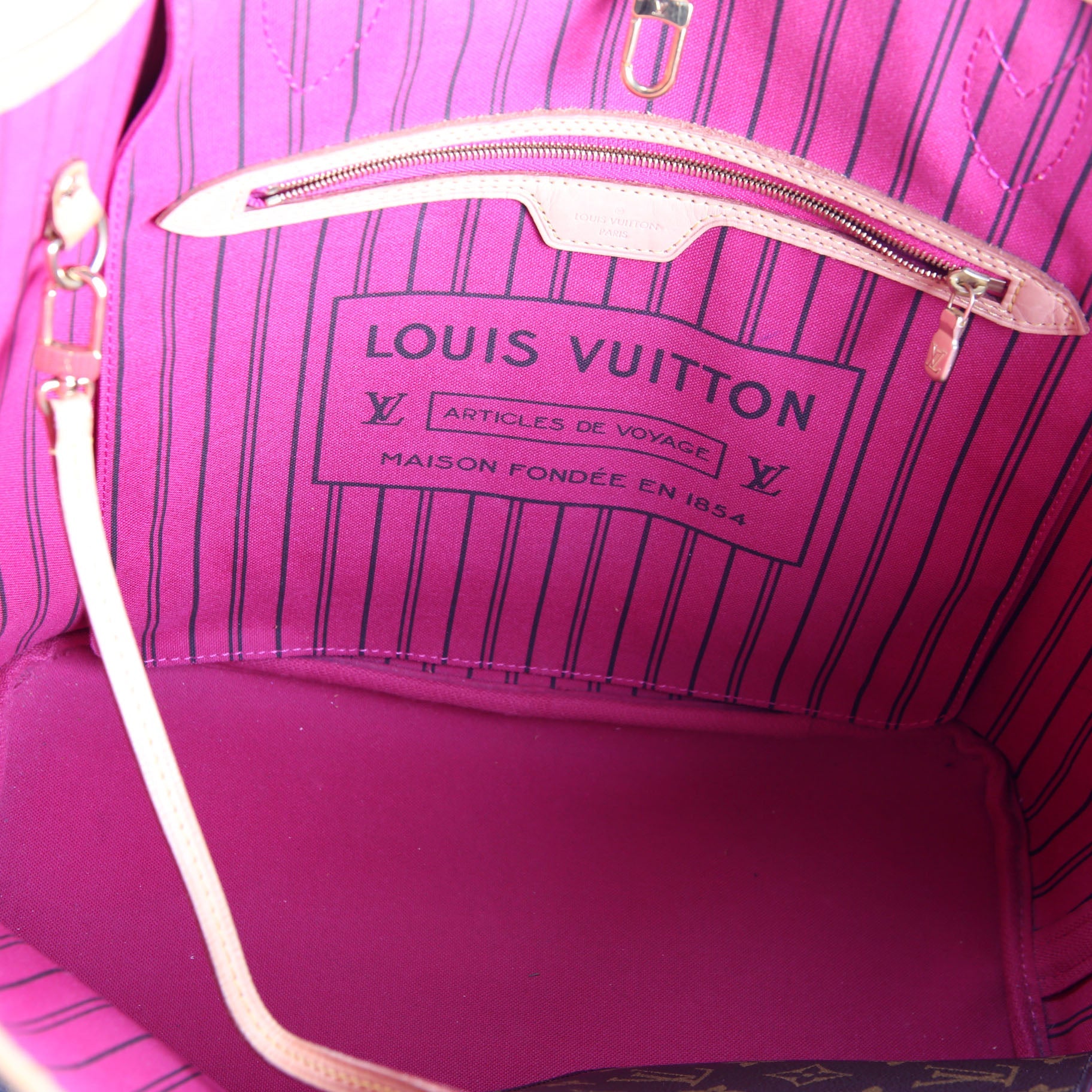 Neverfull With Wallet MM Monogram