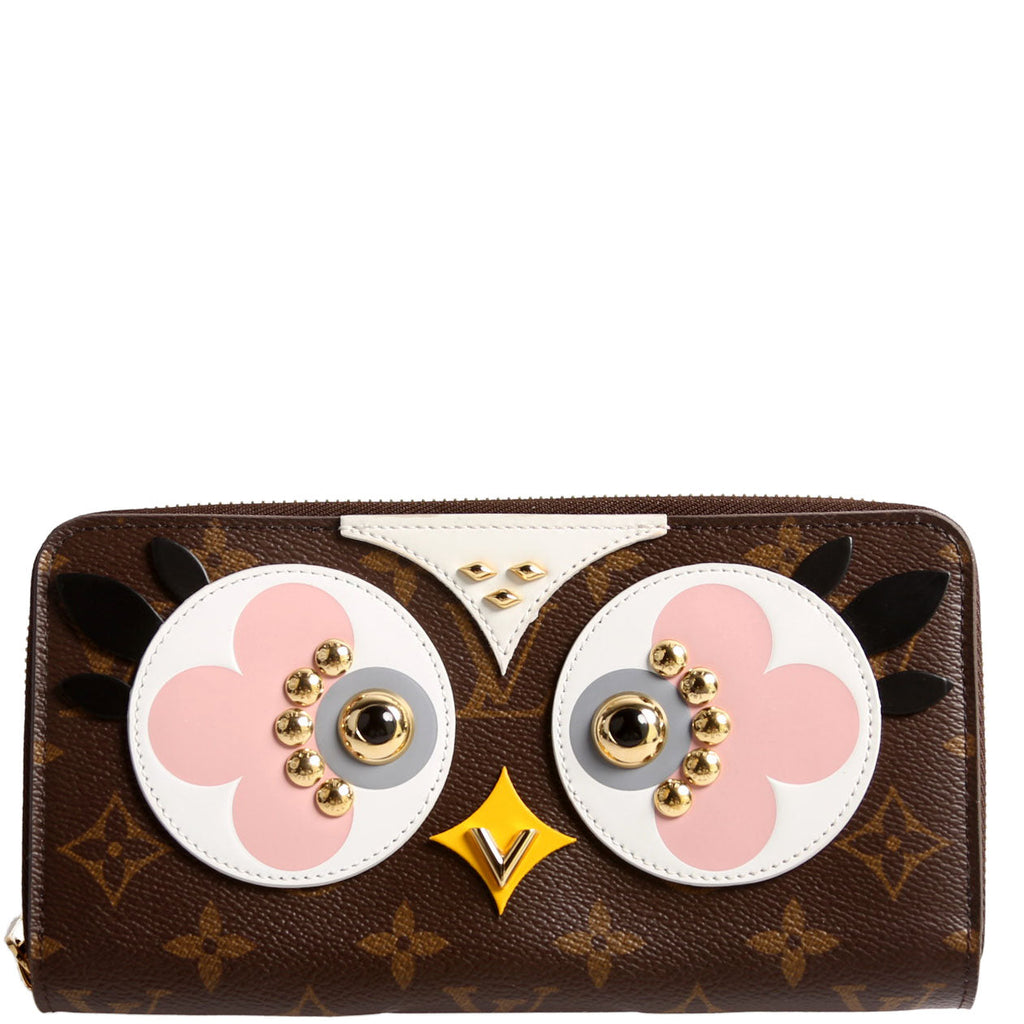 Zippy Wallet Lovely Birds Monogram