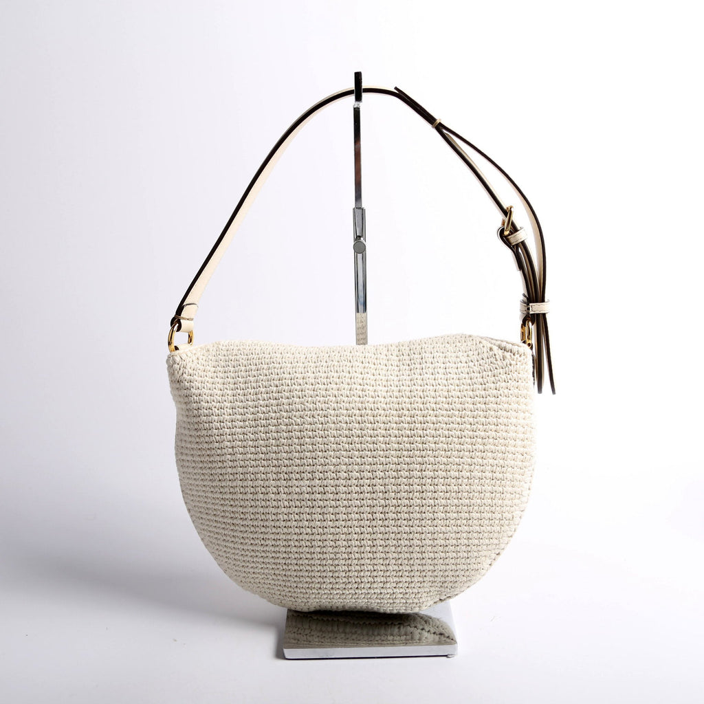 8BR790 Croissant Crochet Cream