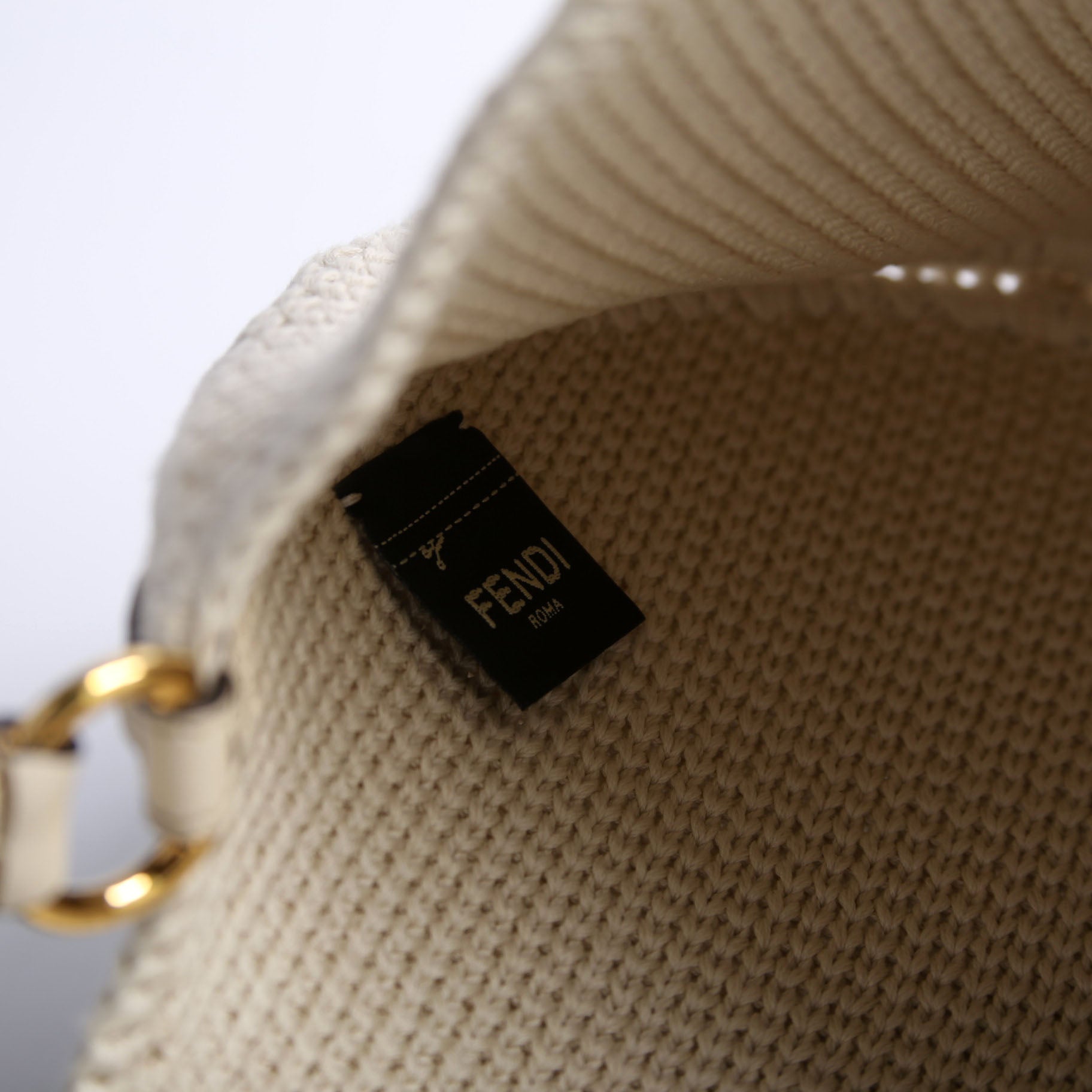 8BR790 Croissant Crochet Cream