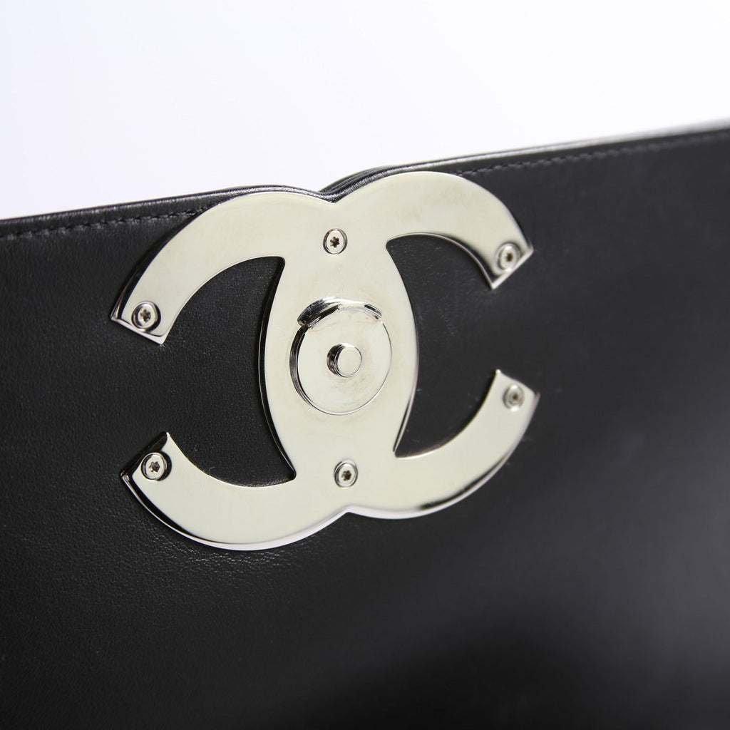 CC Filigree Flap Bag Medium Lambskin 30M Black