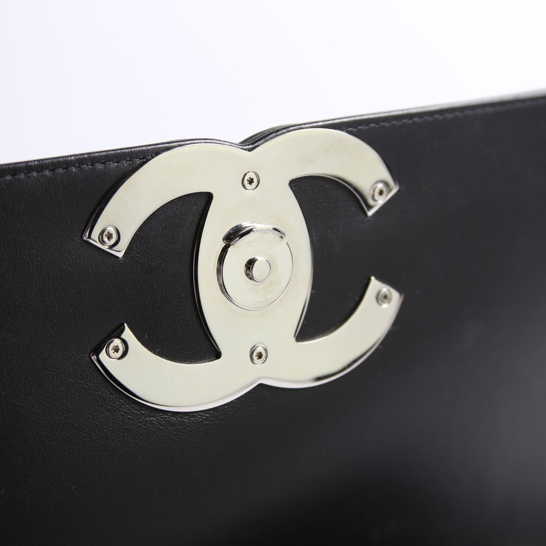 CC Filigree Flap Bag Medium Lambskin 30M Black