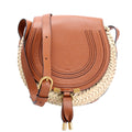 Marcie Raffia Saddle Bag