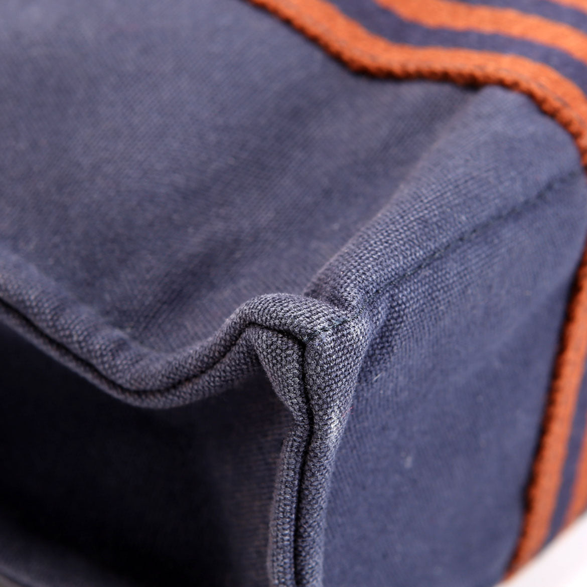 Toile Fourre-Tout PM Tote Navy/Brown