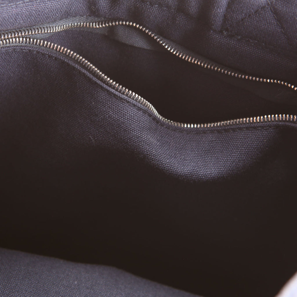 Toile Fourre-Tout PM Tote Navy/Brown