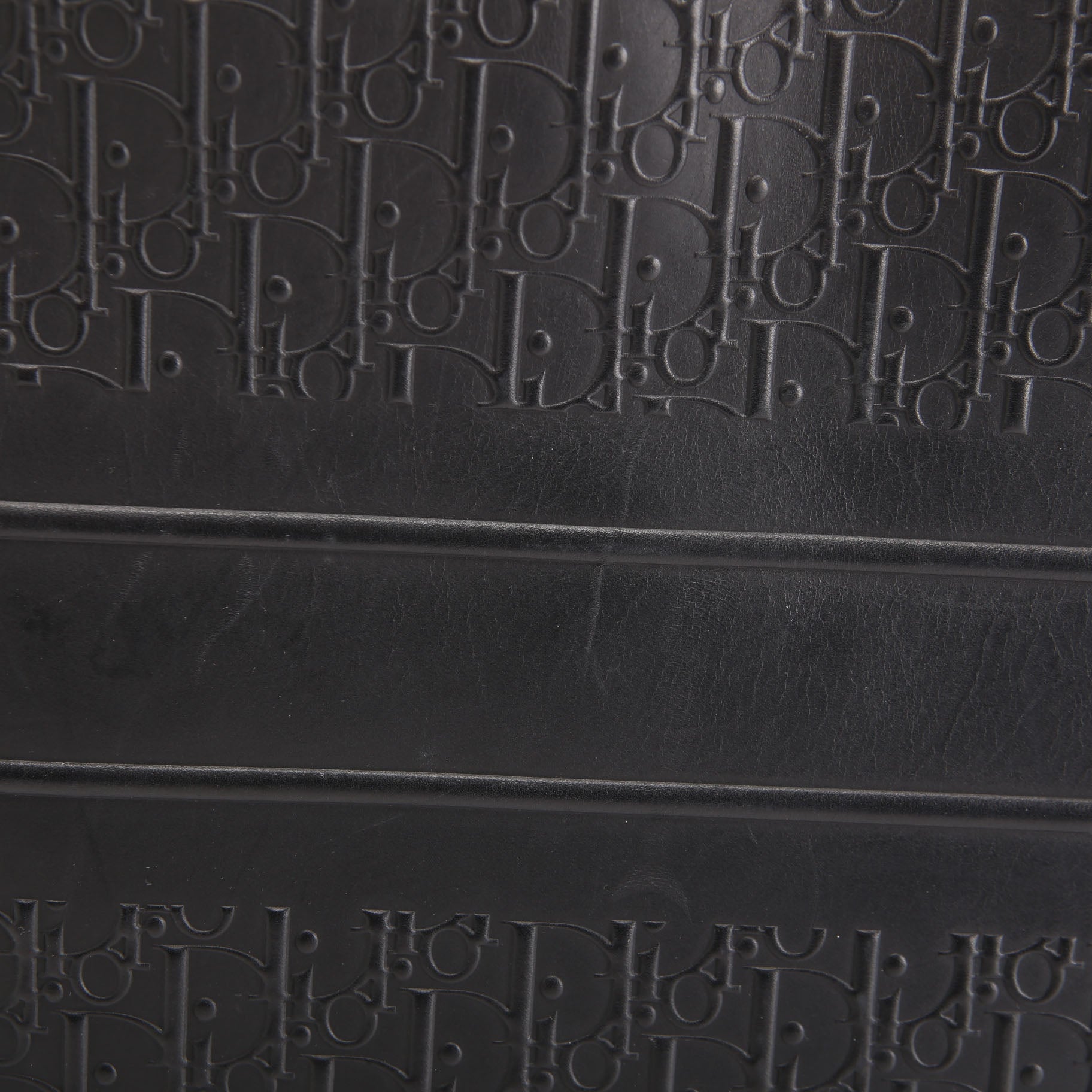 Book Tote Large Calfskin Embossed Black