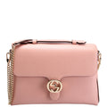 510306 Large Interlocking GG Shoulder Pink