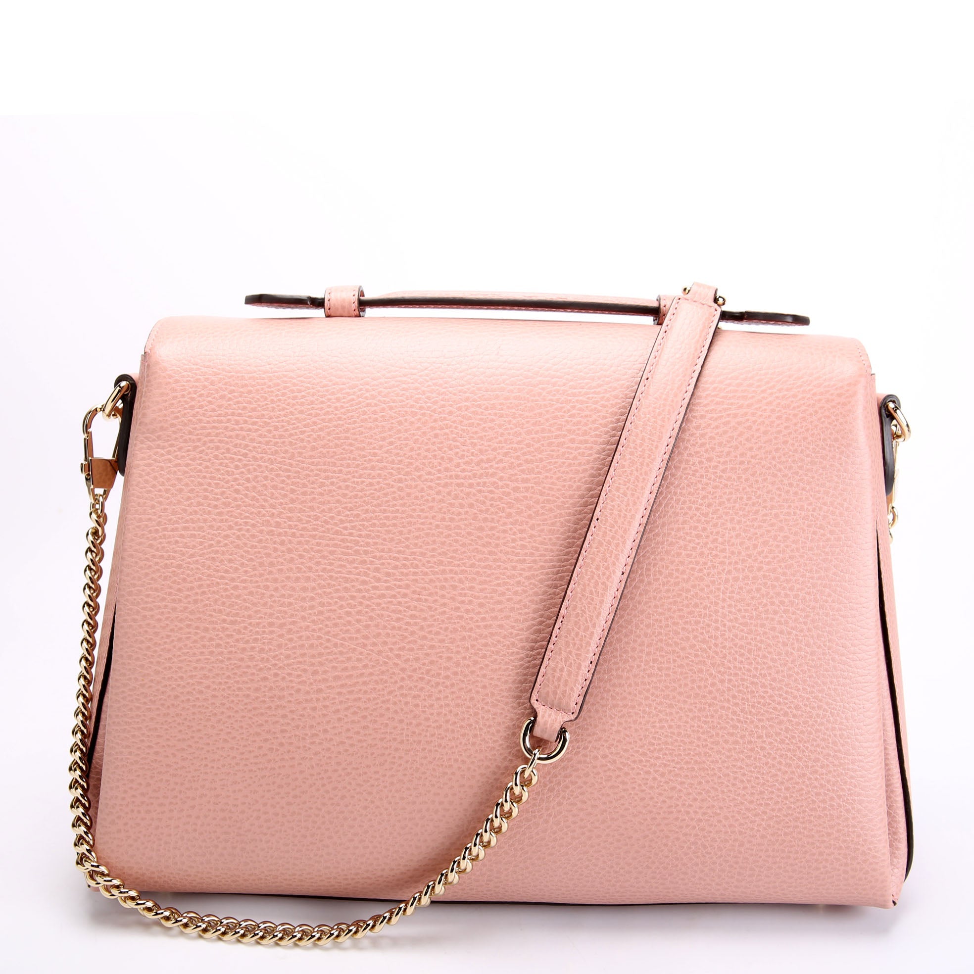 510306 Large Interlocking GG Shoulder Pink