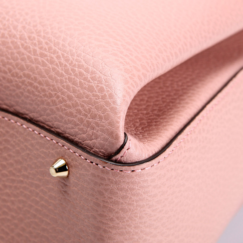 510306 Large Interlocking GG Shoulder Pink