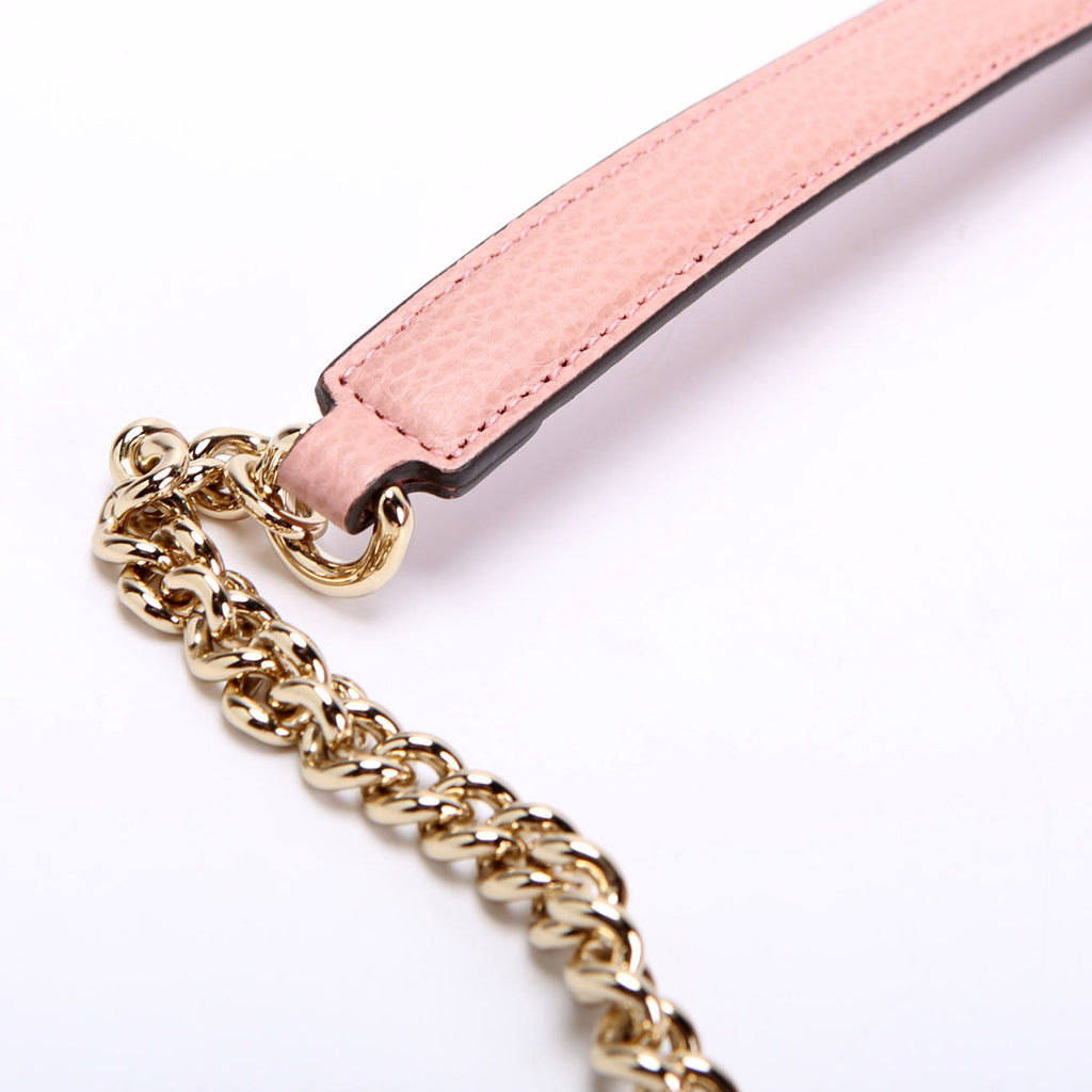 510306 Large Interlocking GG Shoulder Pink