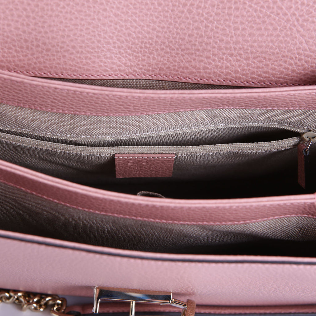 510306 Large Interlocking GG Shoulder Pink