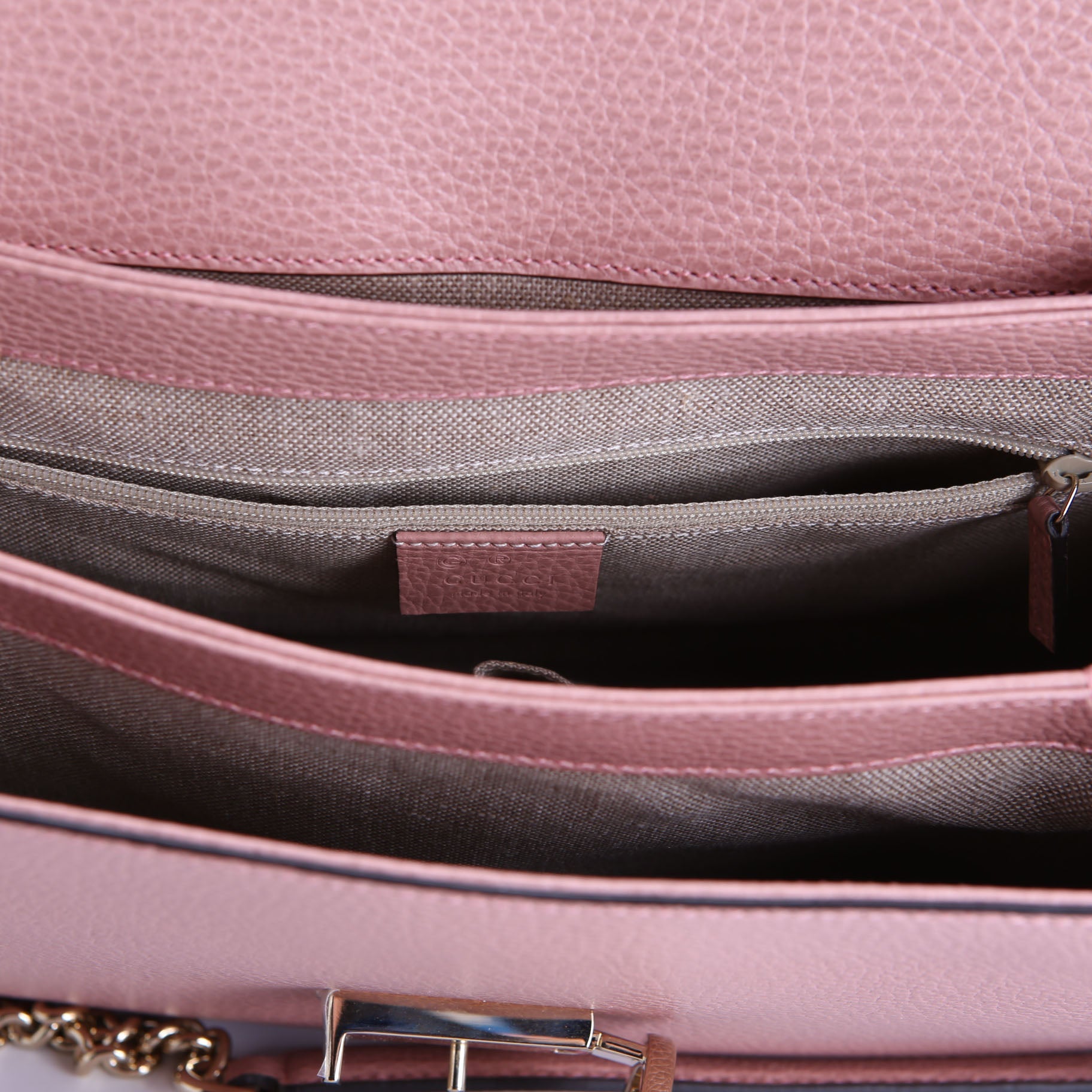 510306 Large Interlocking GG Shoulder Pink