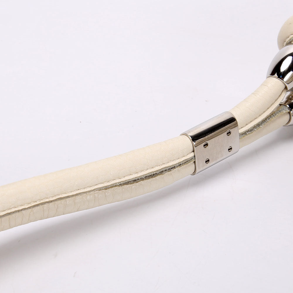 240261 Techno Horsebit Hobo Ivory