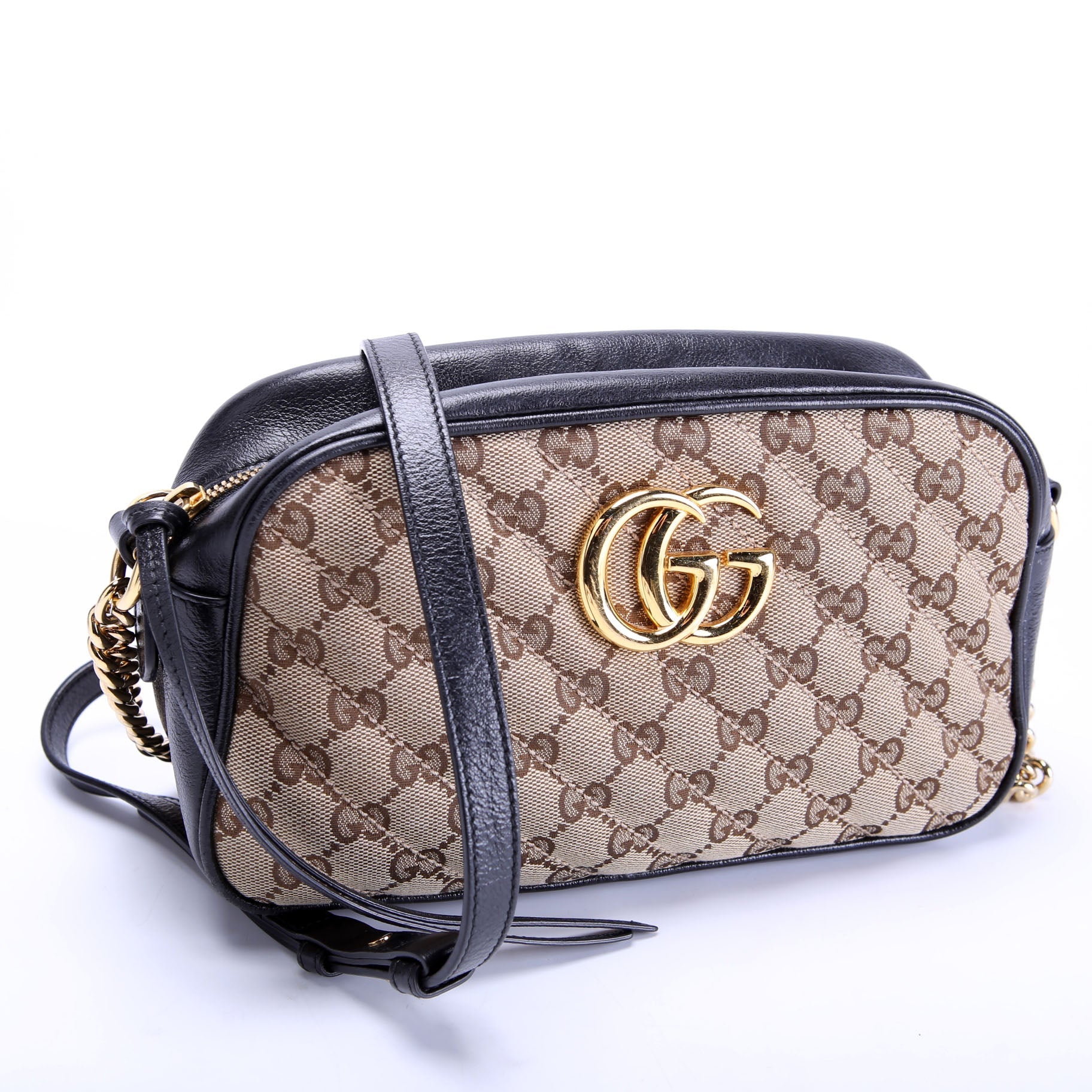 447632 Marmont Small GG Canvas Camera